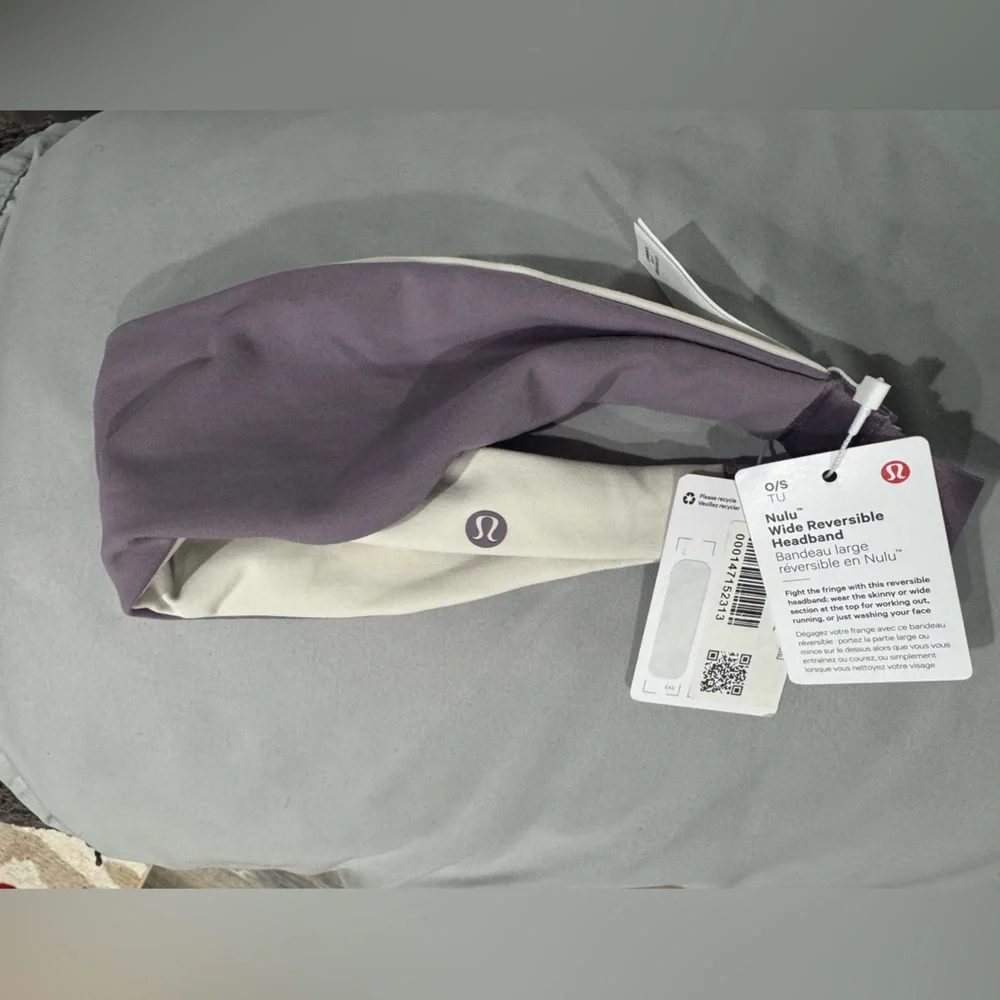 LULULEMON FRINGE FIGHTER REVERSABLE HEADBAND NWT.